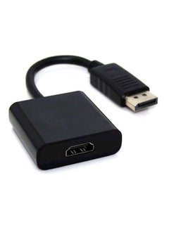 Generic Displayport Male To Hdmi Female Cable Converter Black  - Image 1