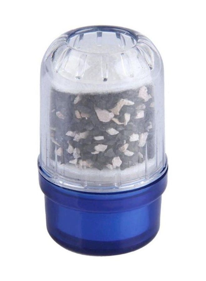5-Piece Activated Carbon Faucet Tap Water Filter Blue/Clear 120grams - Image 1