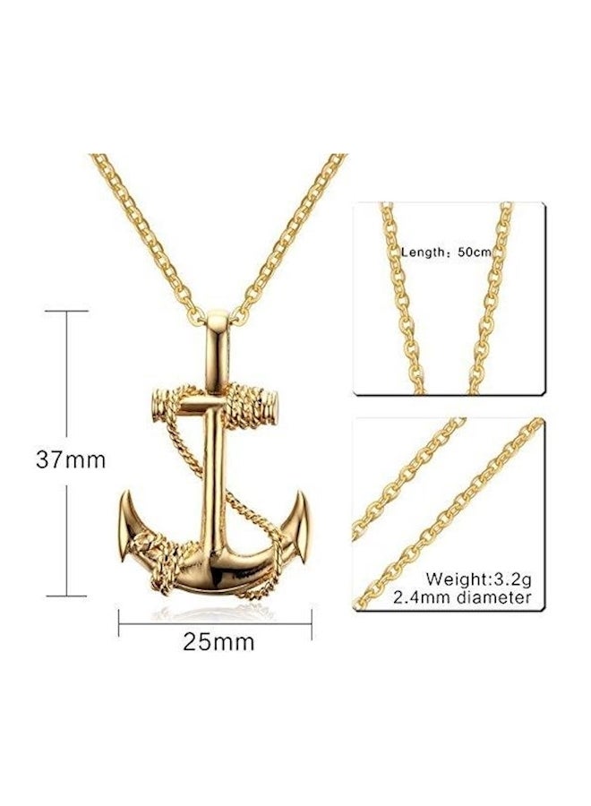 Pirates Anchor Pendant Necklace - Image 2