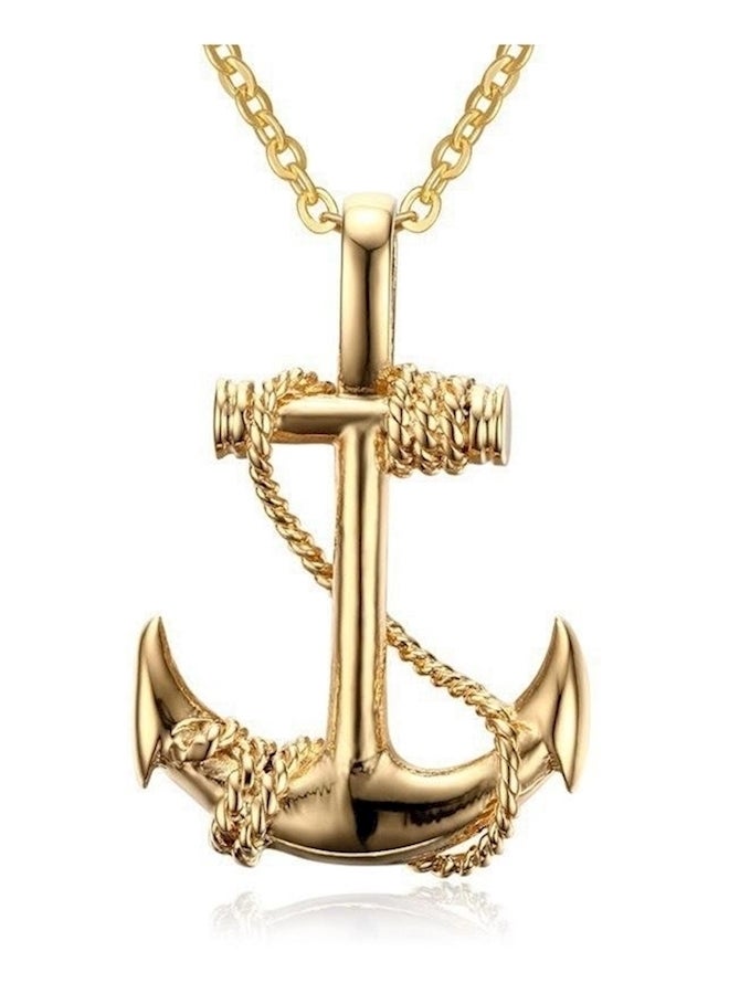 Pirates Anchor Pendant Necklace - Image 1
