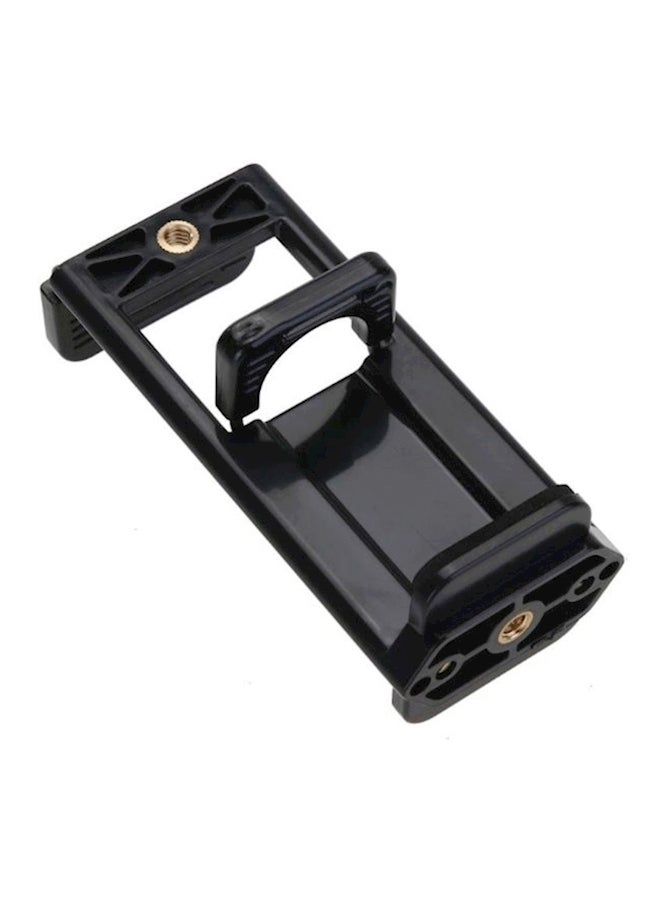 Tripod Mount Cell Phone Tablet Holder For iPhone 8 Plus/7 X/iPad Mini Pro Black - Image 2