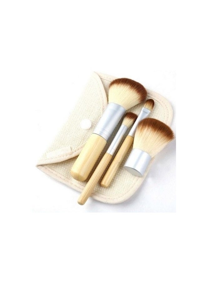 4-Piece Friendly Elaborate Makeup Brush Set - Image 2