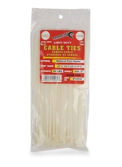 Regal 100-Piece Light Duty Cable Tie White 