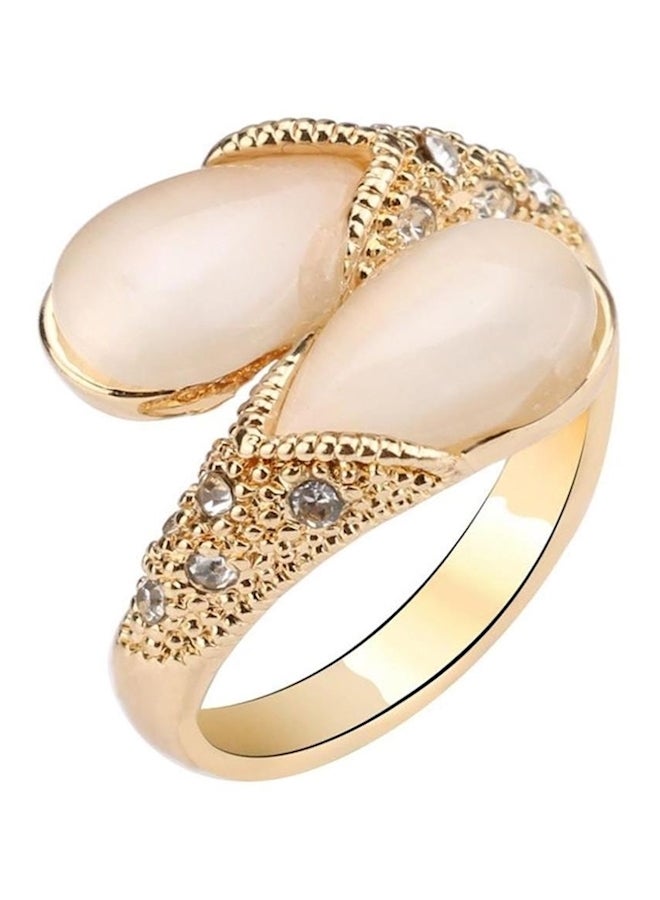 Fashion Kc  Plated Opal Ring - Image 1