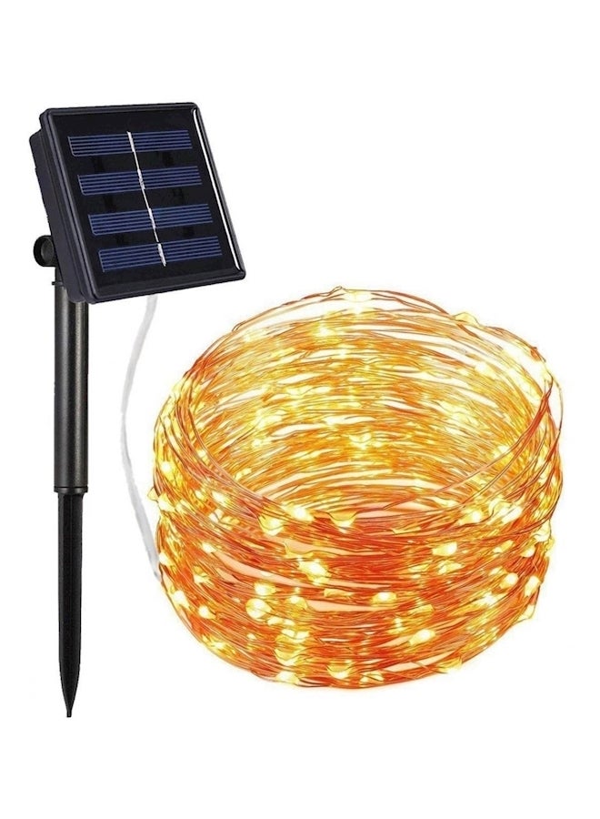 شريط إضاءة نحاسي للزينة مكون من 100 مصباح LED أصفر  - Image 5