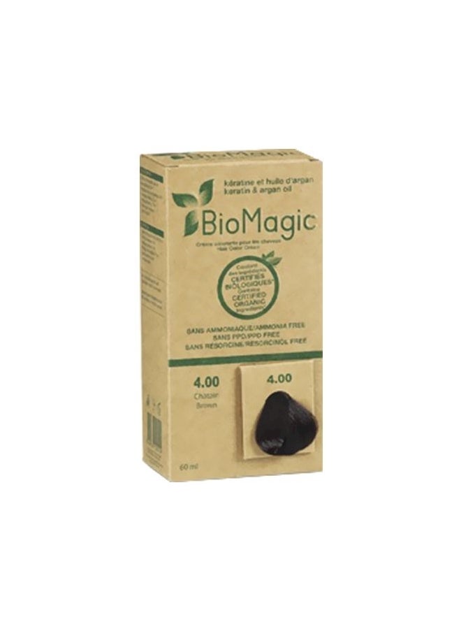 BIOMAGIC Hair Color 4/00 Brown 60ml 