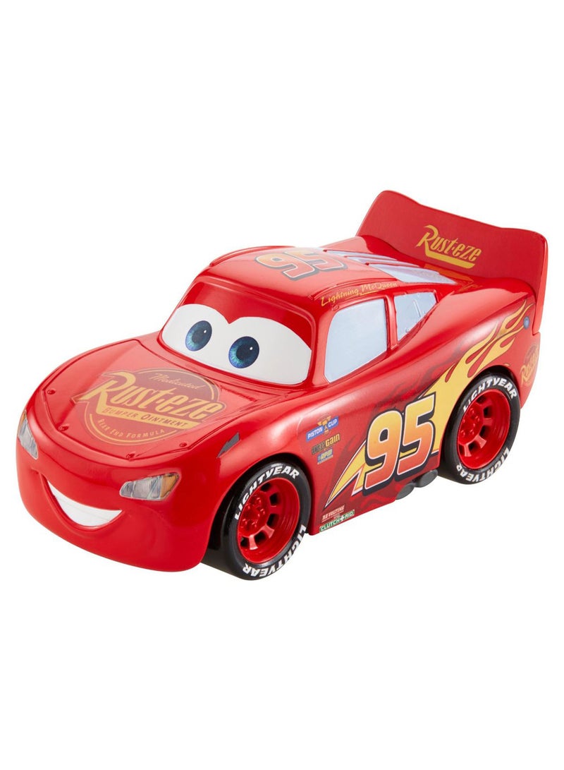 Disney Pixar Cars Turbo Racers Lighting McQueen Vehicle Red - Image 1