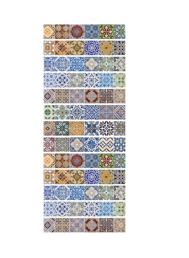 13 Piece 3D Staircase Stickers Multicolour