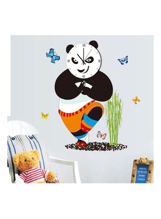 Kung Fu Panda Wall Clock Multicolour