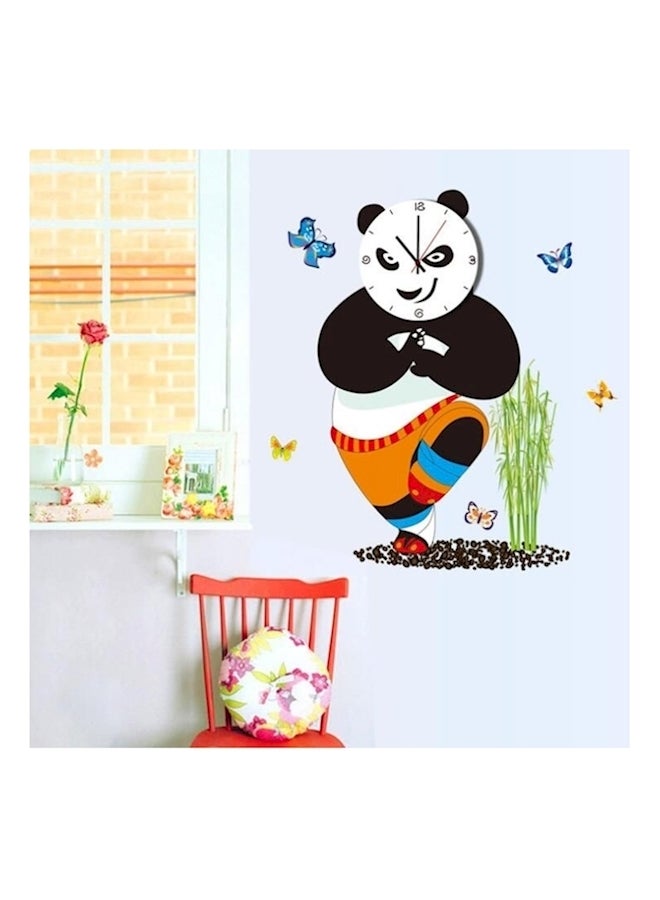 Kung Fu Panda Wall Clock Multicolour