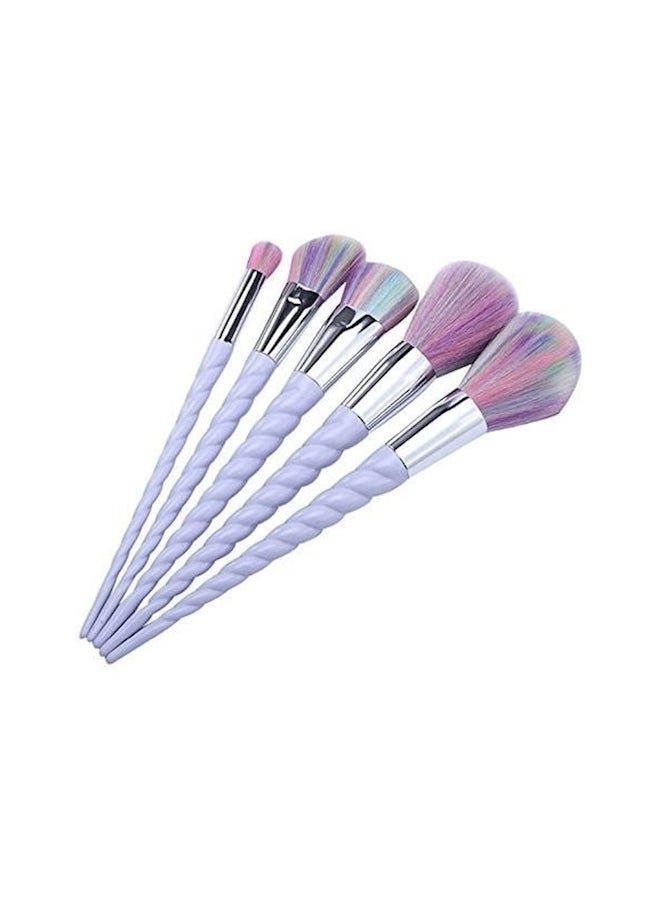 Generic 5-Piece Rainbow Makeup Brush Set - Image 1