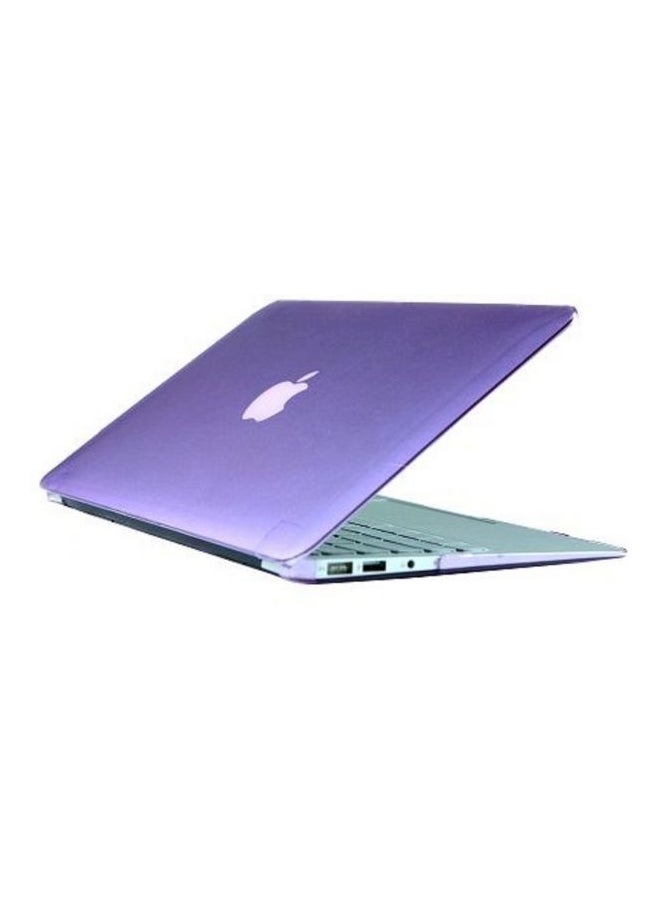 Easy To Install Coating Hard Laptop Case Cover For Macbook Air 11/11.6 Inch Purple  - Image 3