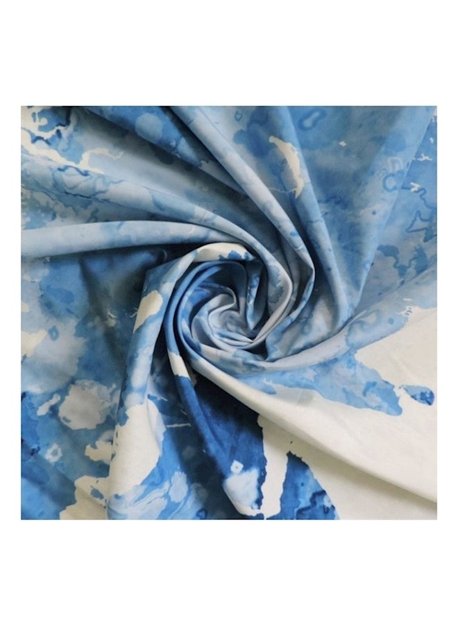 Abstract Splatter Painting Tapestry Wall Hanging Blue/White - Image 2