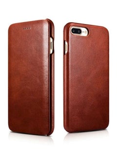 Genuine Leather Cover For Apple iPhone 7 Brown