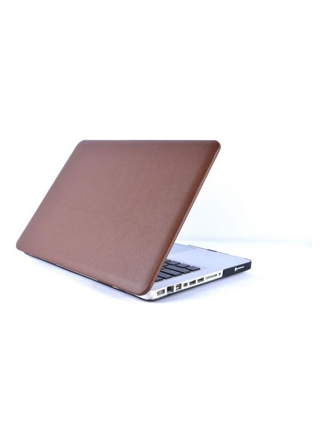 Generic - Protective Case Cover For Macbook Air 13 13.6 Inch Brown - Image 1