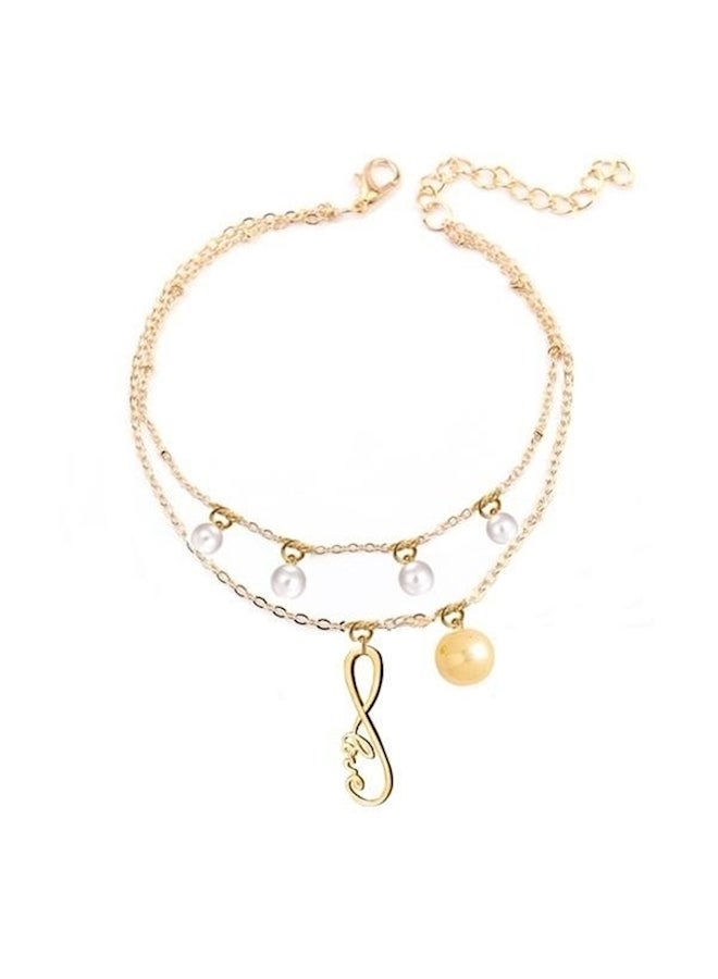 Double Chains Foot Anklet