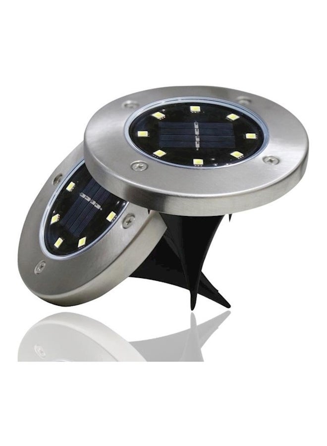 2 -Piece Solar Path LED Light White - Image 2