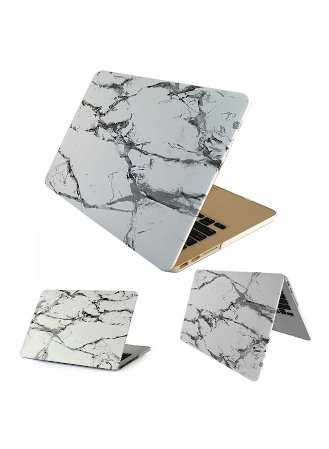 Marble Rubber Coated Case Cover For Apple Macbook Retina 13/13.3 Inch Multicolour  - Image 3