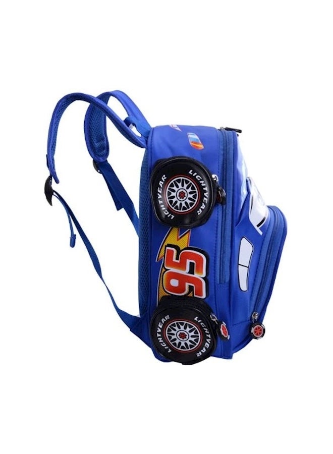 Polyester Kids Backpack Blue - Image 2