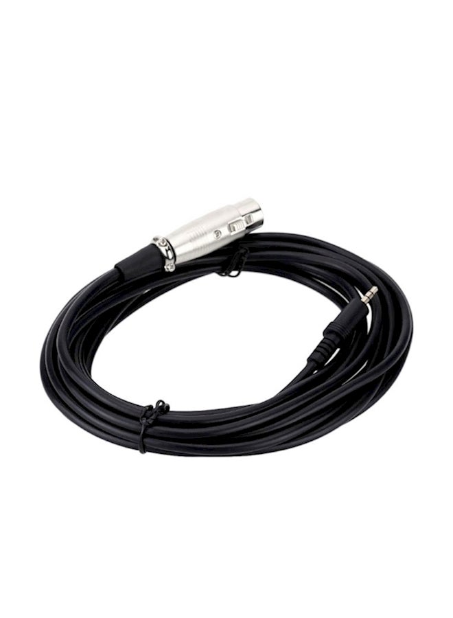 Generic XLR Female To Male Cable Black  - Image 1