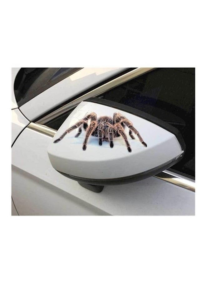 3D Lifelike Horrifying Automotive Stickers Interior Tattoo Hood Front Cover Brown/Black - Image 2
