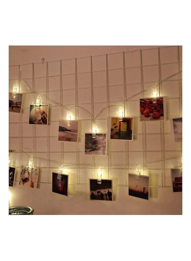 Generic - LED Peg Clip String Lights White - Image 1