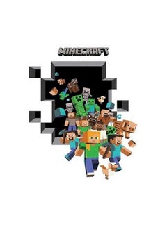 Minecraft Creeper 3D Wall Decal Multicolour