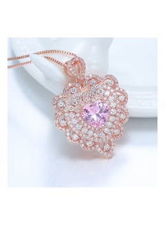 Gold Plated Heart Shape Pendant Necklace