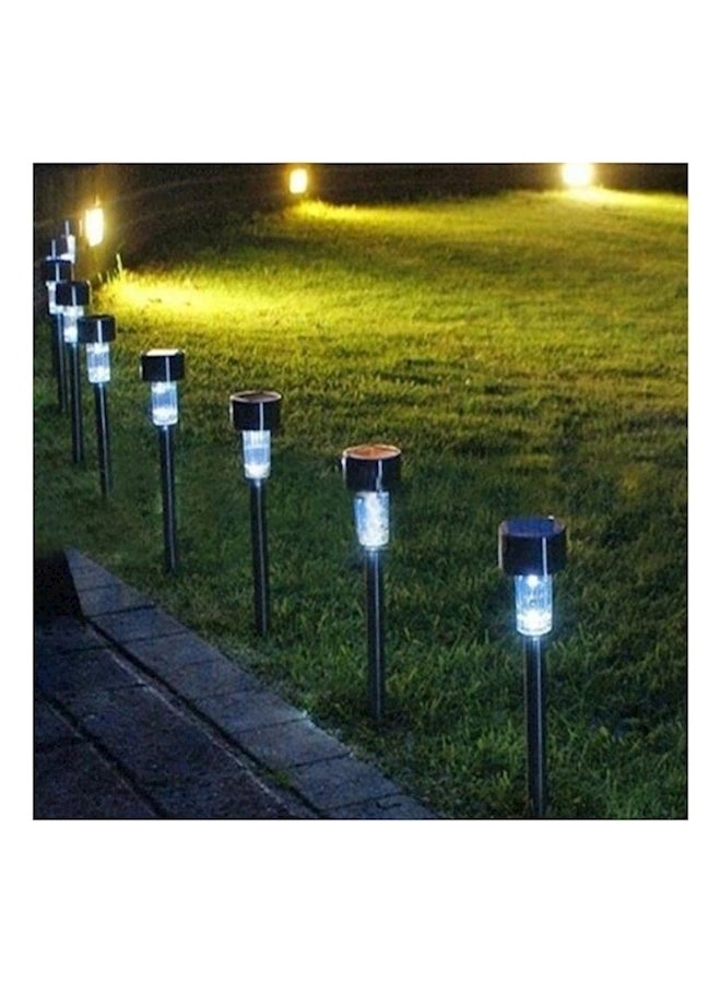 12-Piece Outdoor Waterproof Led Solar Garden Lights Black - Image 2