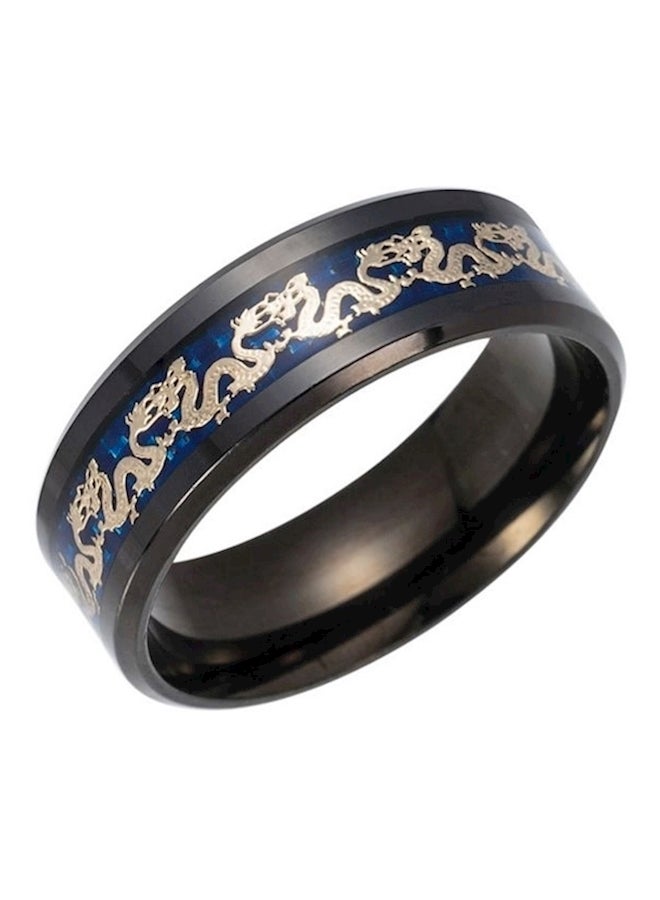 Stainless Steel Dragon Designed Ring - Image 1