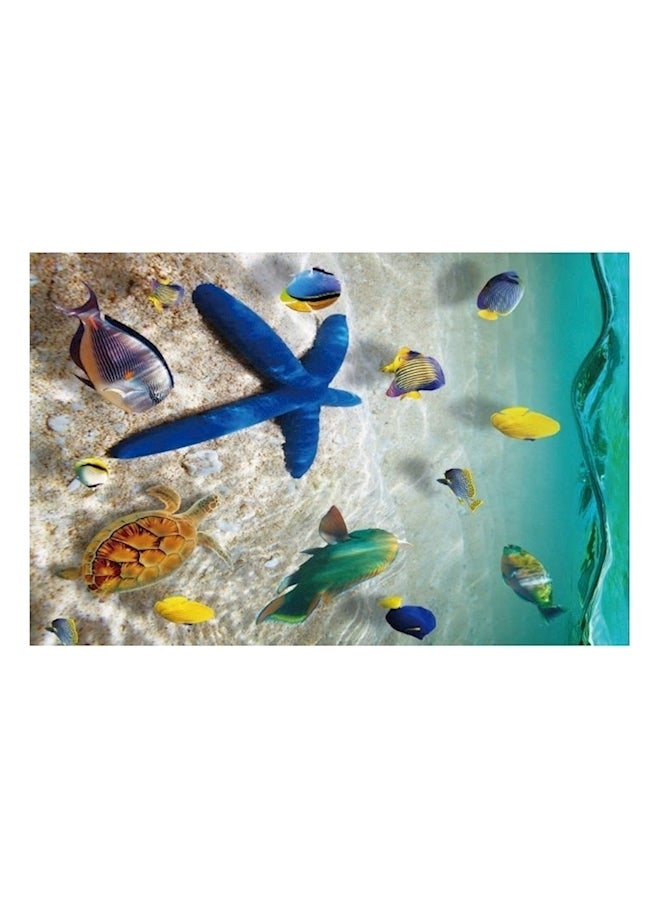 3D Home Decor Beauty Sea Star Beach Summer Wind Wall Decals Multi Color - Image 3