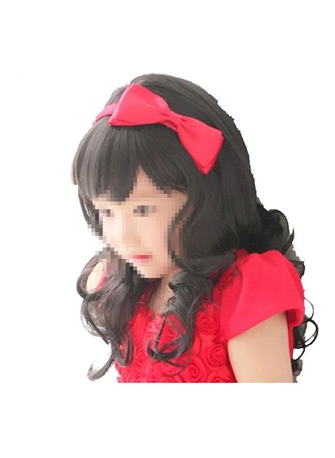 Fashion Short Curly Hair Wig Black