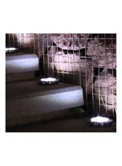 Generic 4-Piece 8 Led Solar Garden Lights White  - Image 4