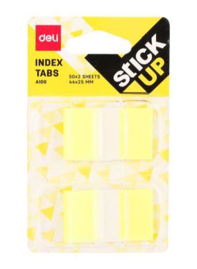 ديلي ورق ملاحظات لاصق للفهرسة أصفر
