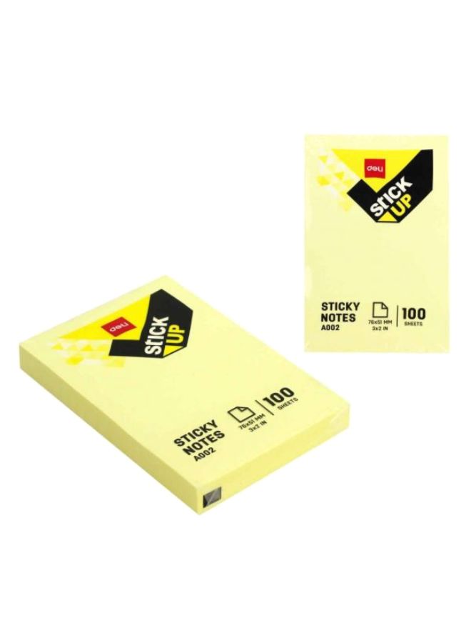 Deli Sticky Notes Yellow