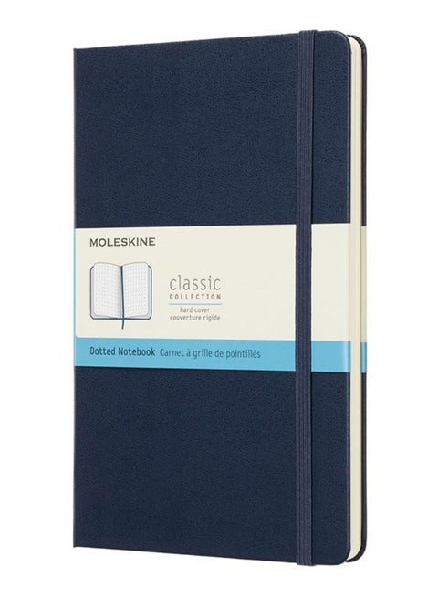 Large Dotted Notebook Blue