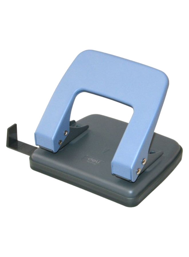 Deli 2-Hole Paper Punch Blue/ Black - Image 1