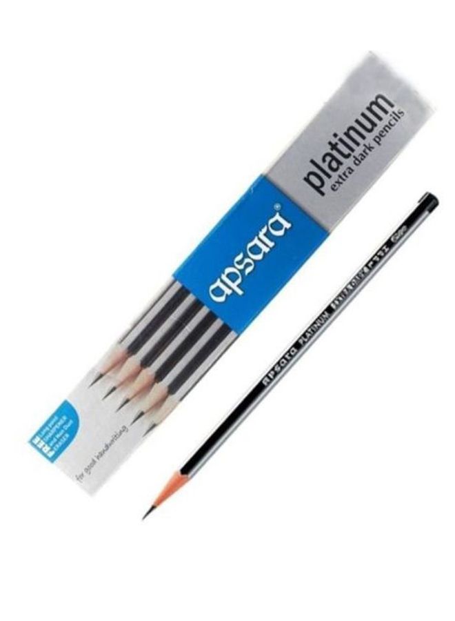 Apsara 12-Piece Platinum Pencil Set Black 