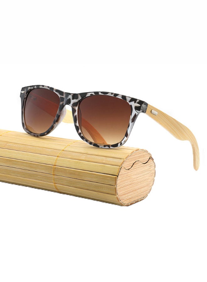 Bamboo Legs Wayfarer Sunglasses - Image 1