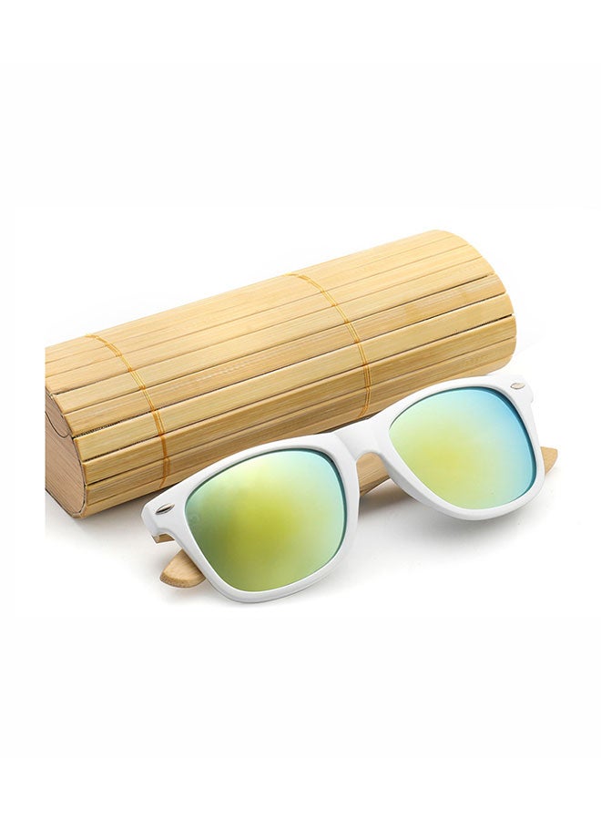 Bamboo Legs Wayfarer Sunglasses - Image 2
