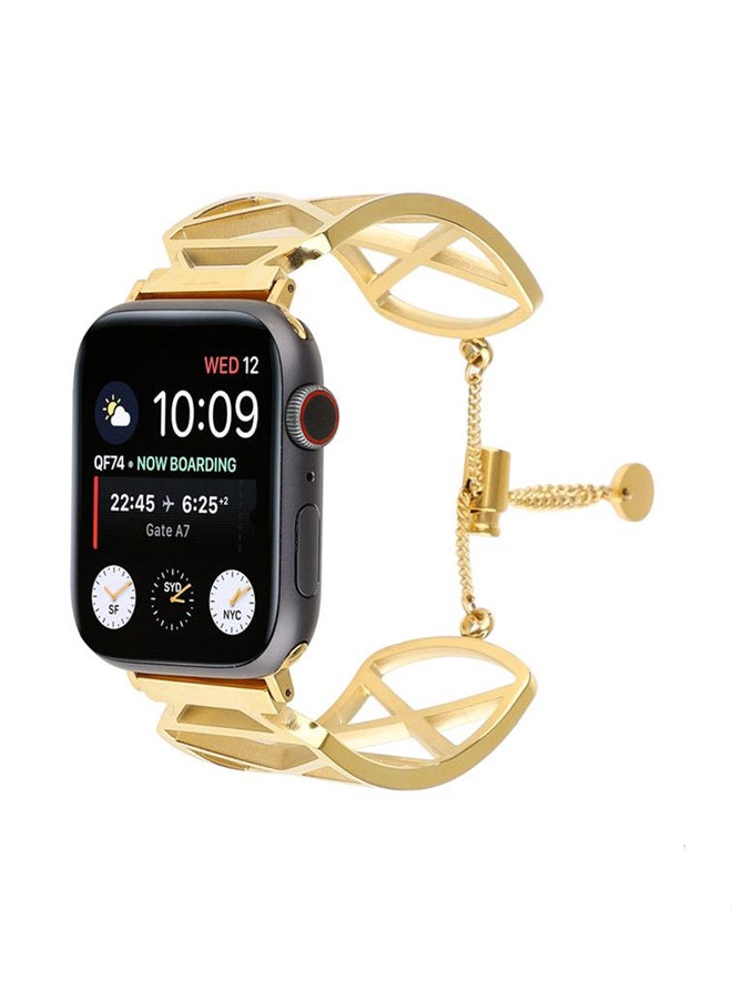 آيسانك سوار بديل لساعة أبل سيريس ذهبي - Image 1