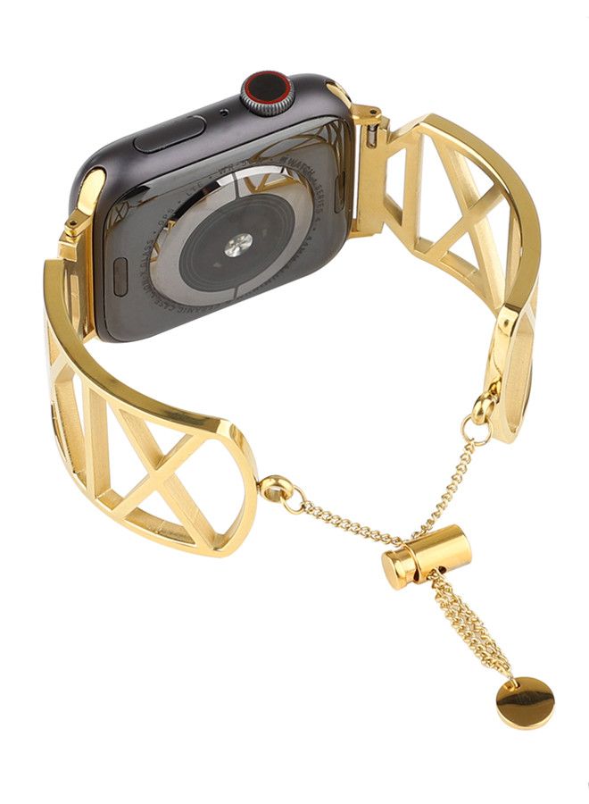 آيسانك سوار بديل لساعة أبل سيريس ذهبي - Image 2