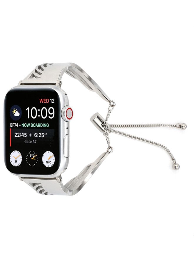 ISank Replacement Band For Apple Watch Series Siliver - Image 2