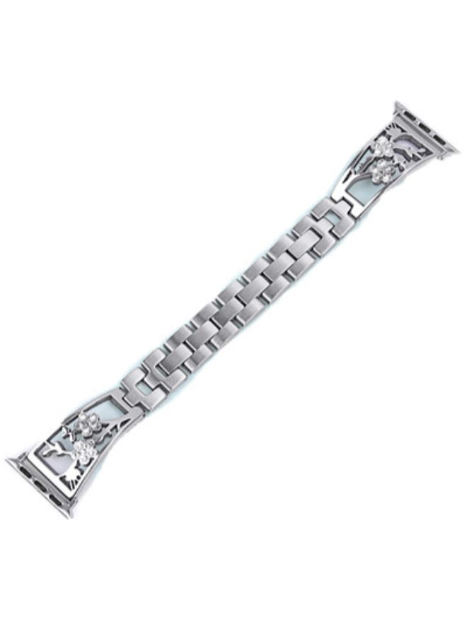 ISank Replacement Band For Apple Watch Series Siliver - Image 2
