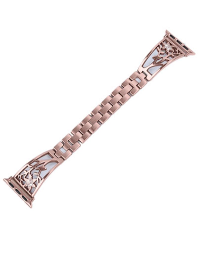 آيسانك سوار بديل لساعة أبل سيريس وردي أحمر - Image 3