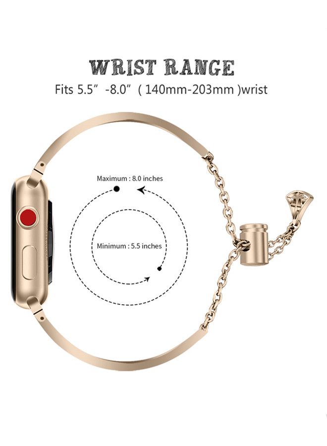 ISank Replacement Band For Apple Watch Series Gold - Image 2