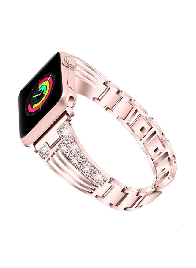 ISank Replacement Band For Apple Watch Series Rose Pink - Image 1