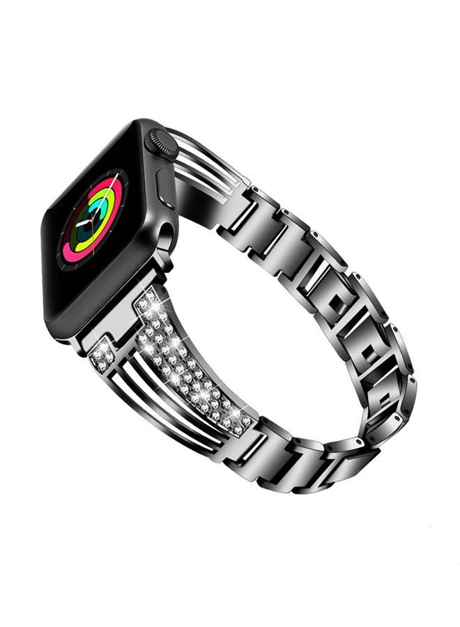 آيسانك سوار بديل لساعة أبل سيريس أسود - Image 1