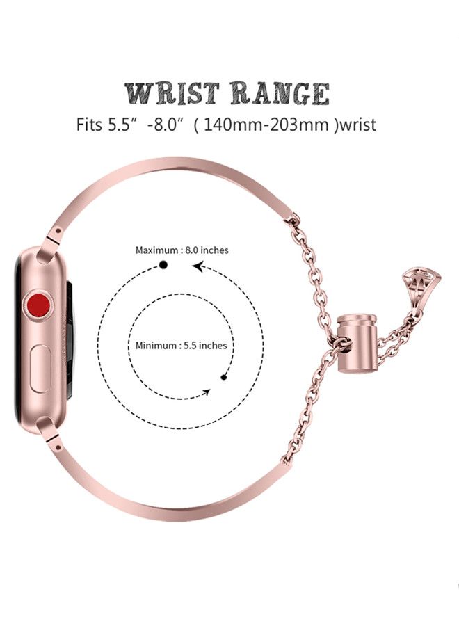 ISank Replacement Band For Apple Watch Series Rose Pink - Image 2