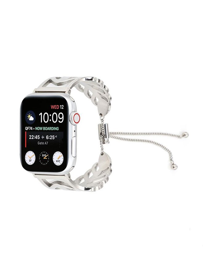 ISank Replacement Band For Apple Watch Series Siliver - Image 1